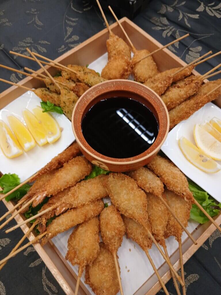 串揚げ盛り合せ