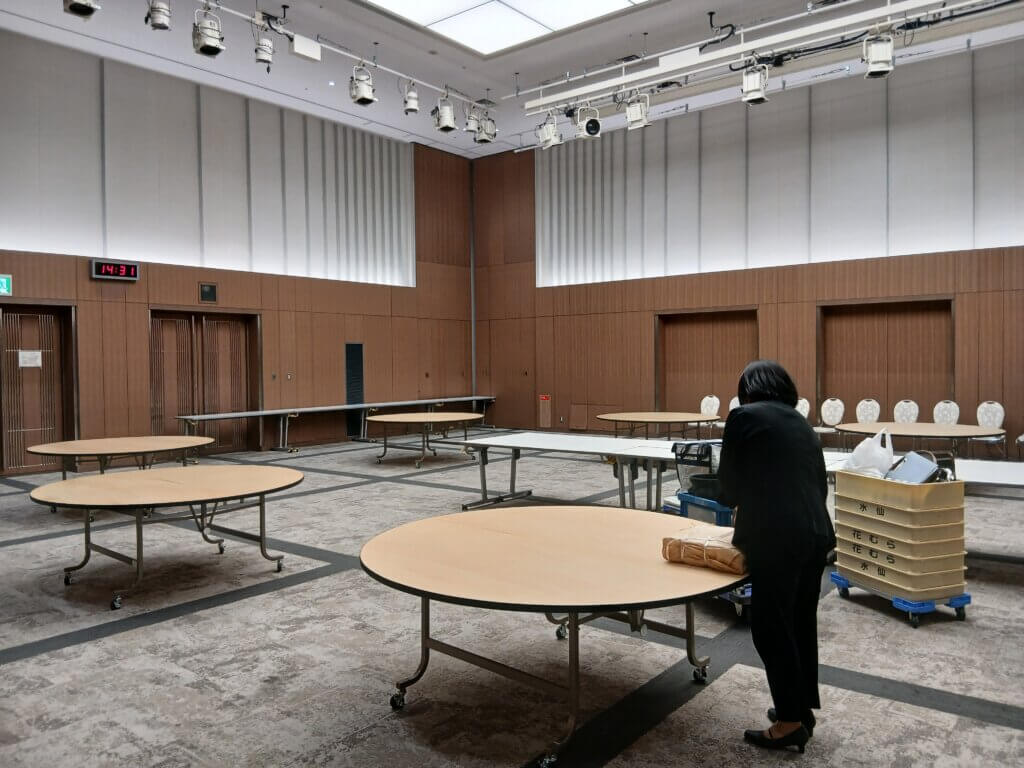 準備前の様子