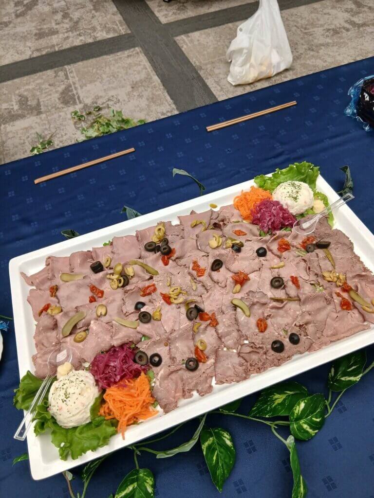 ローストビーフタレかける前
