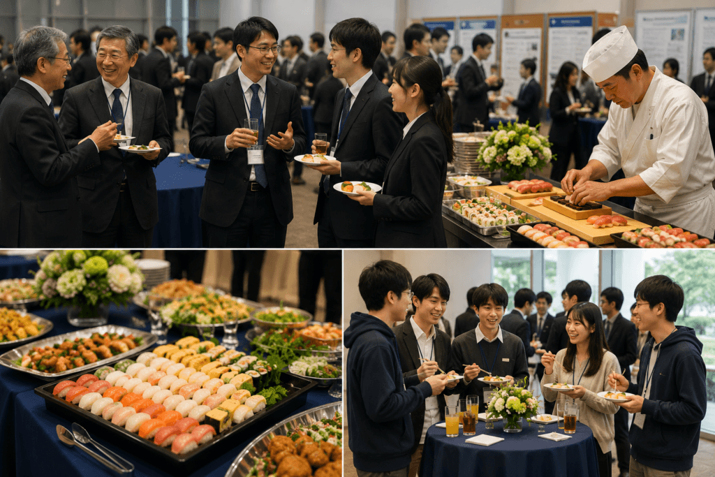 学会等での出張握り